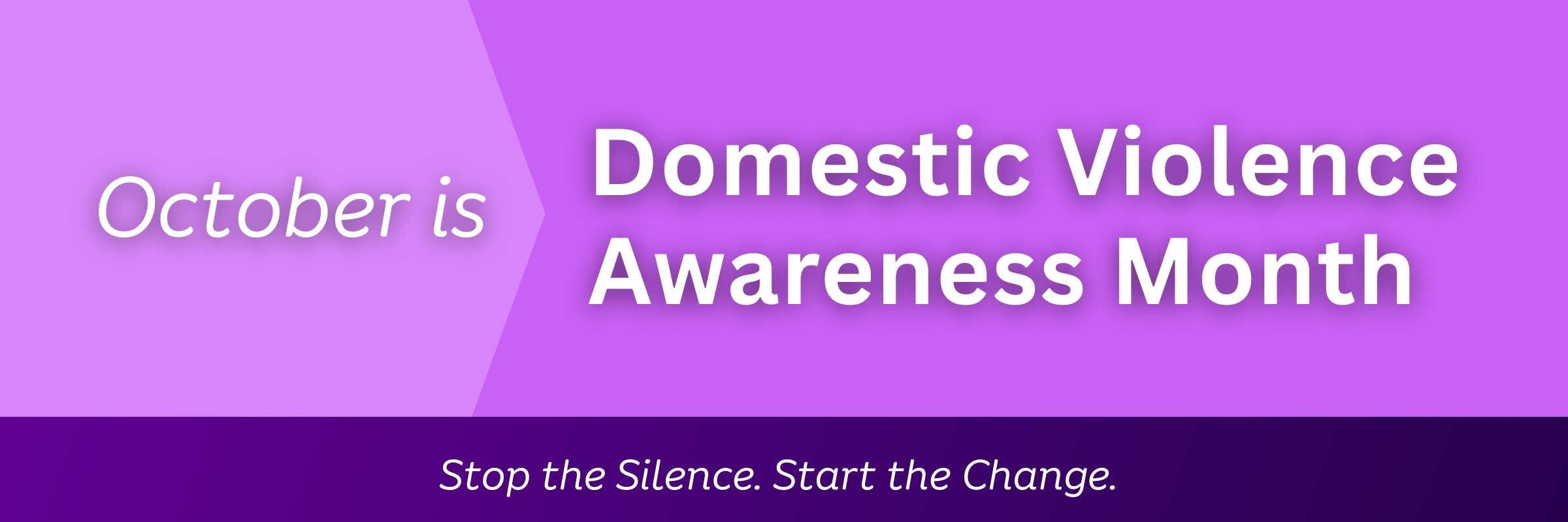 Domestic Violence Awareness Month