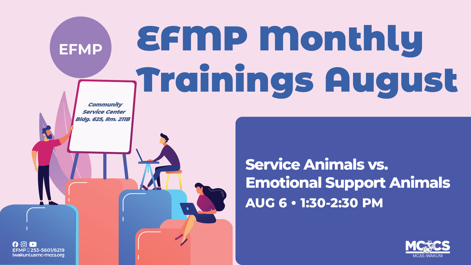 EFMP Training: Service Animals vs. Emotional Support Animals