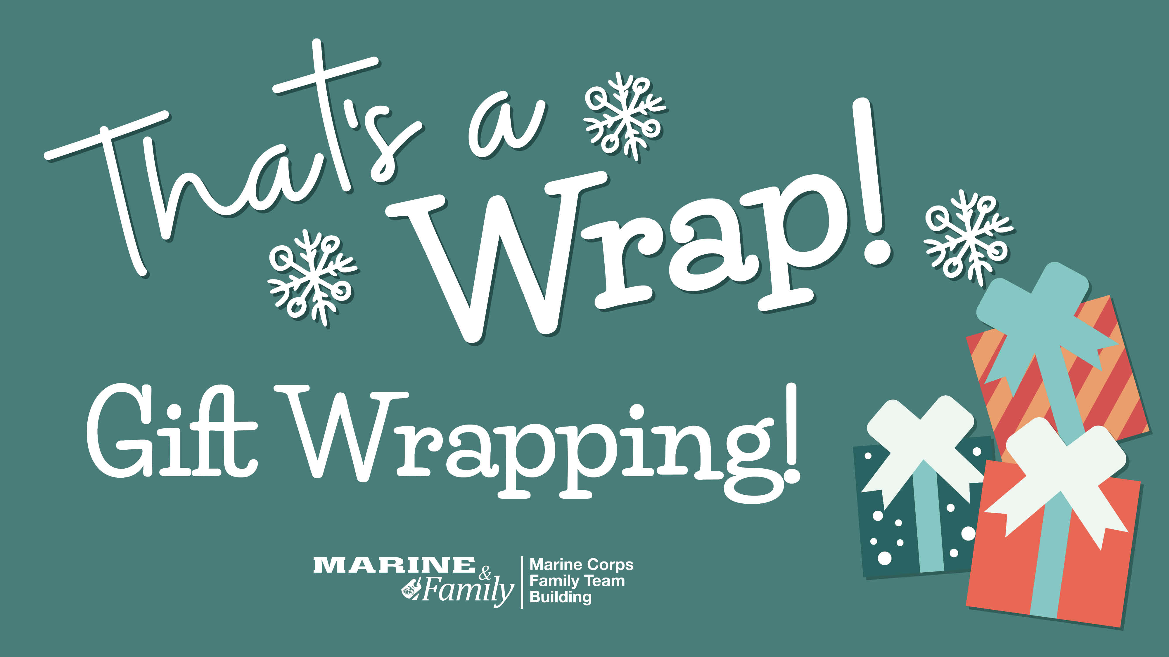 That's a Wrap!