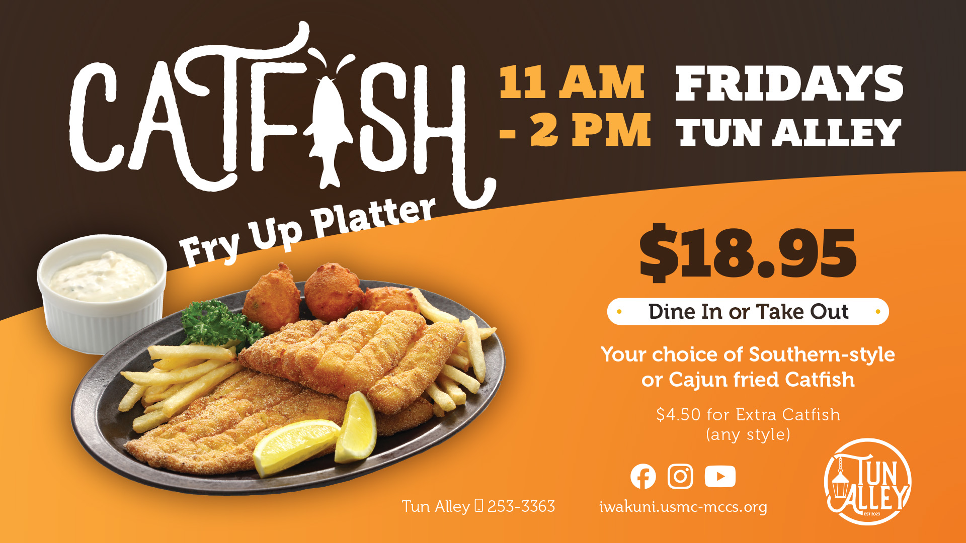 Catfish Platter Friday