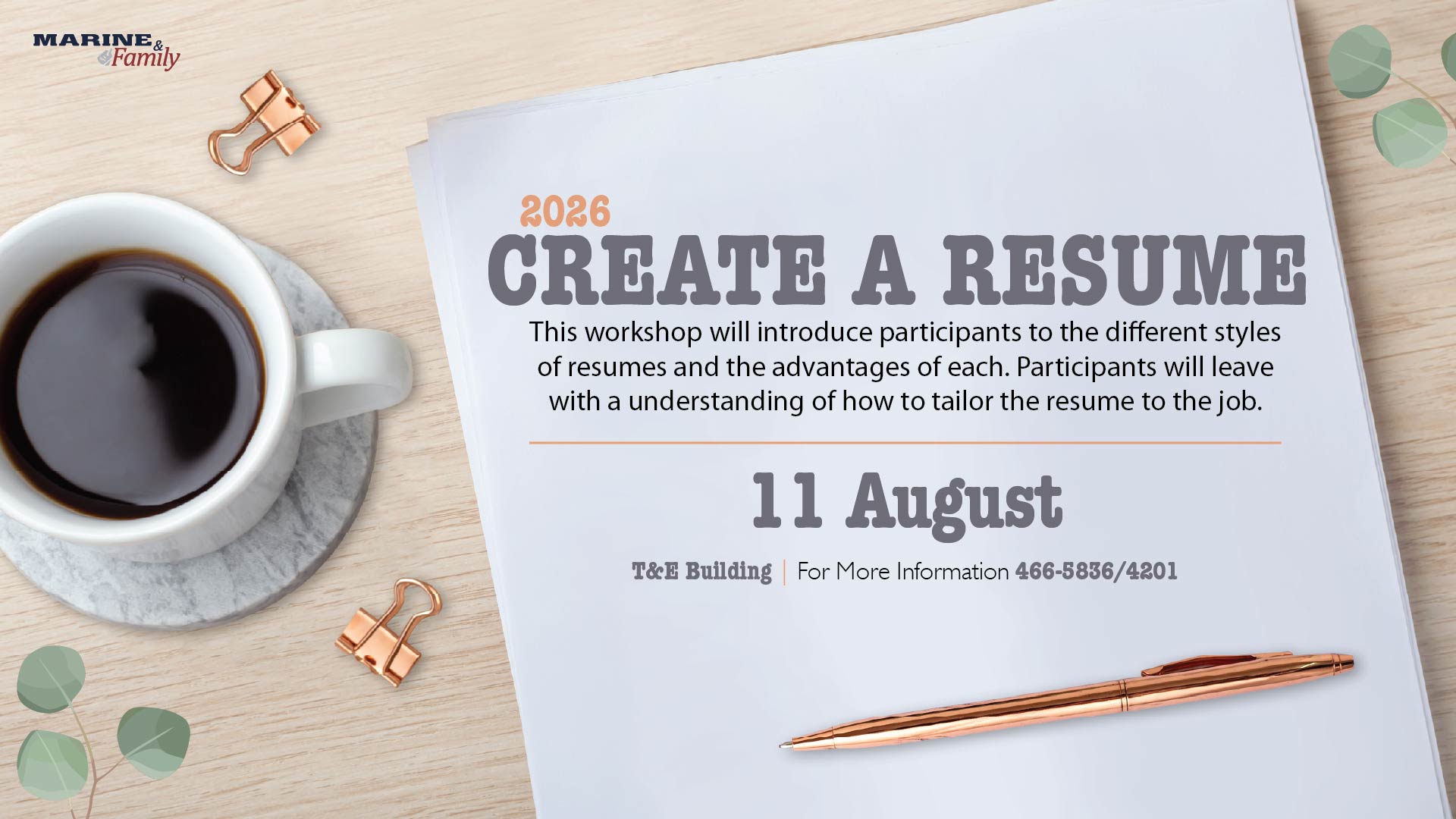 Civilian Resume Writing