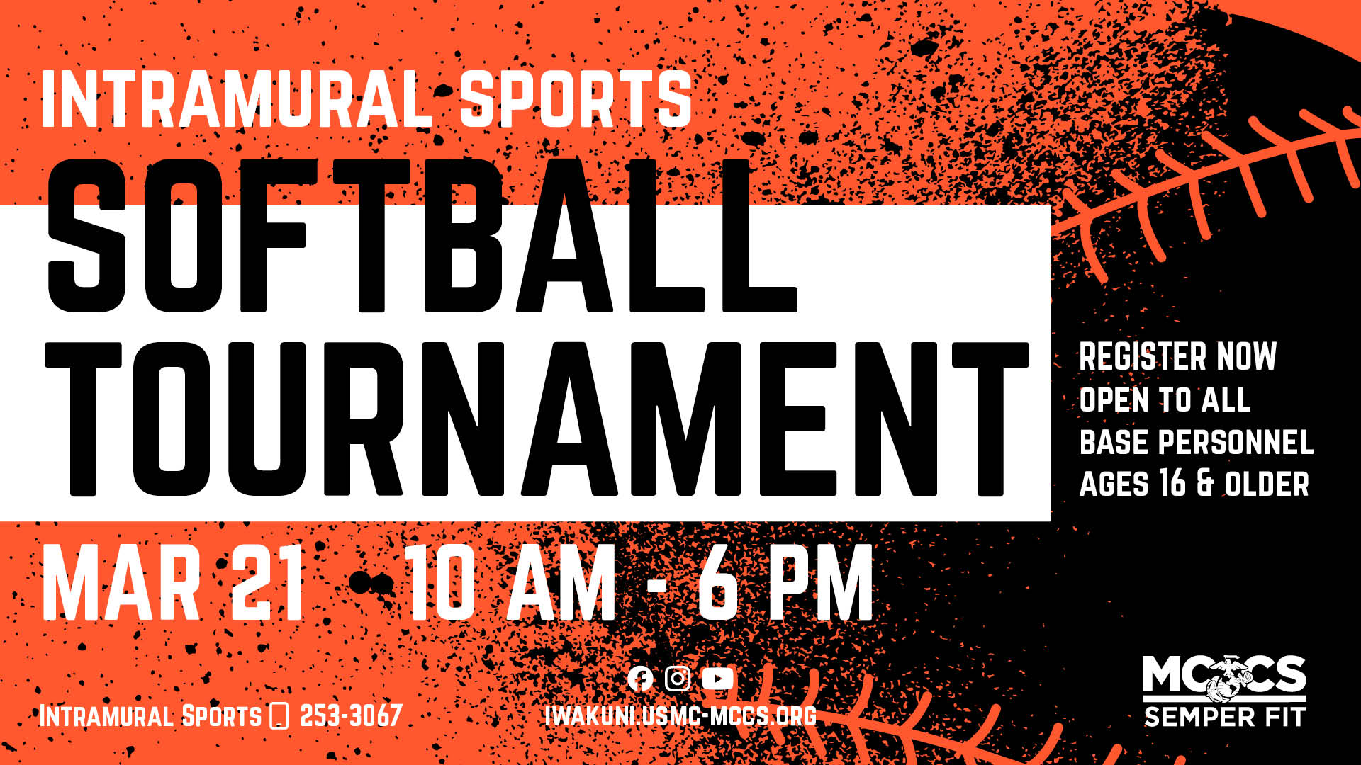 Intramural Sports Softball Tournament