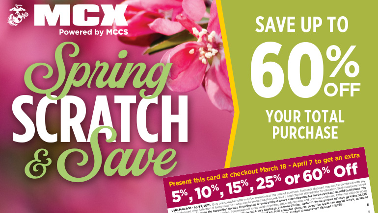 MCX: Spring Scratch & Save