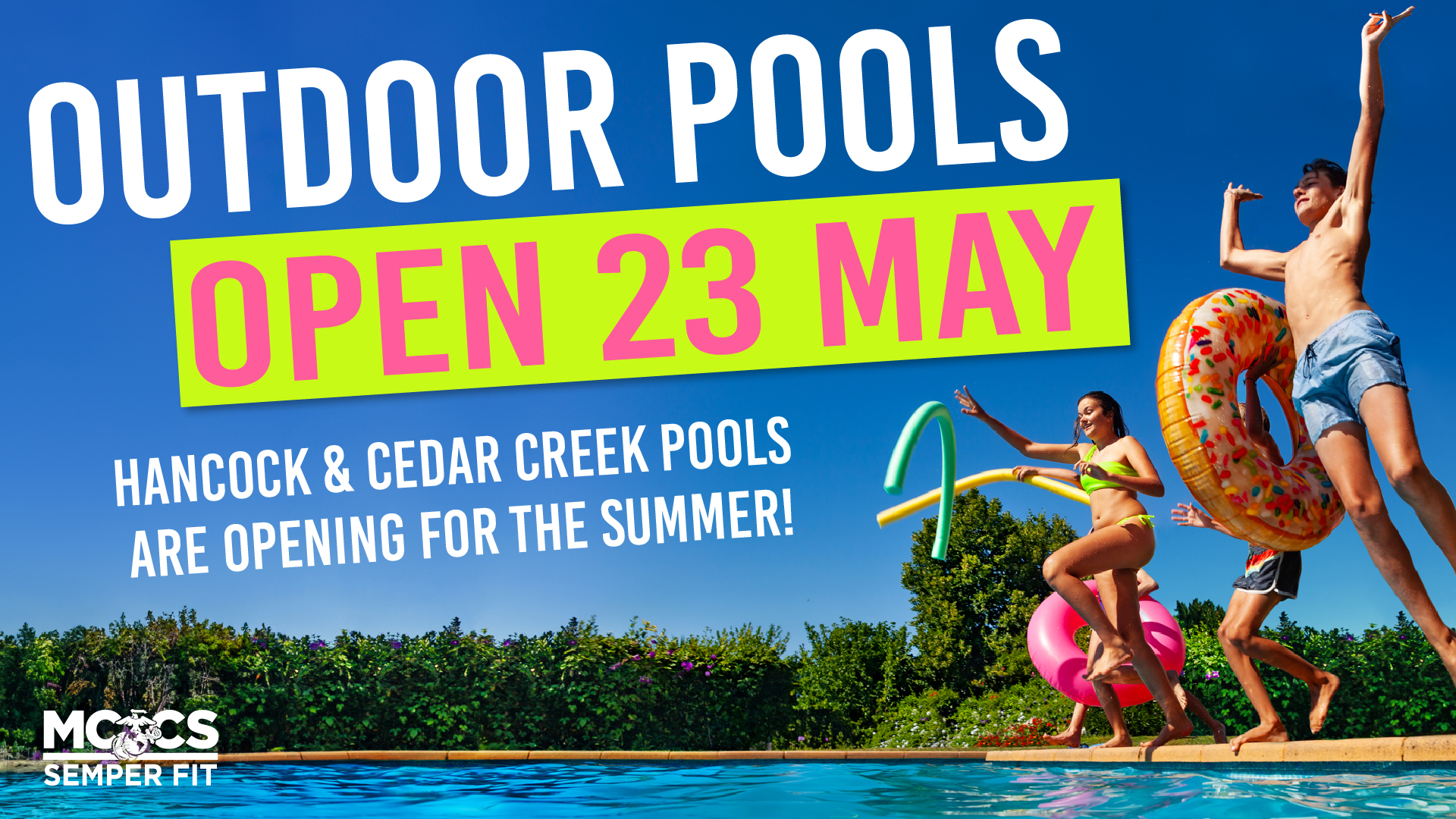 Outdoor Pool Opening