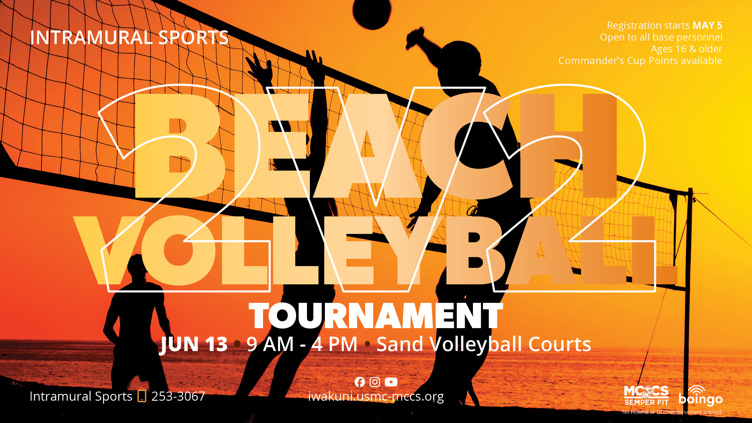 2v2 Beach Volleyball Tournament