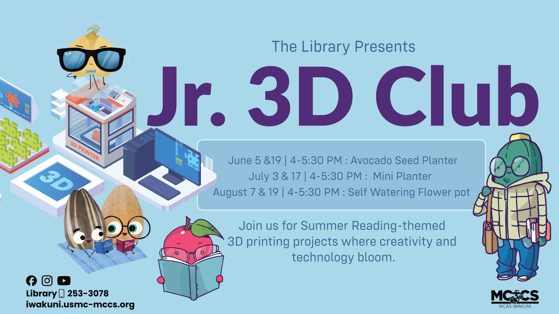 Jr. 3D Club - Summer Reading Special