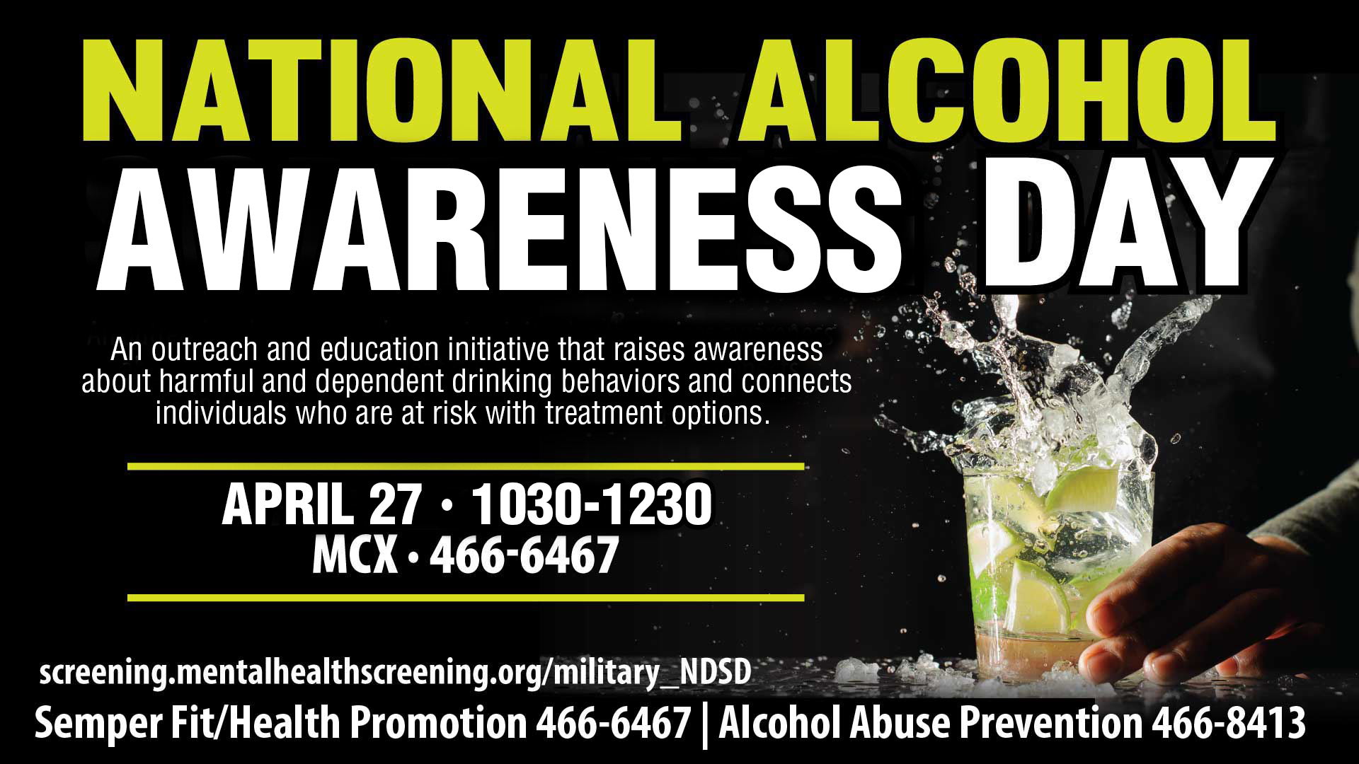 National Alcohol Awareness Day