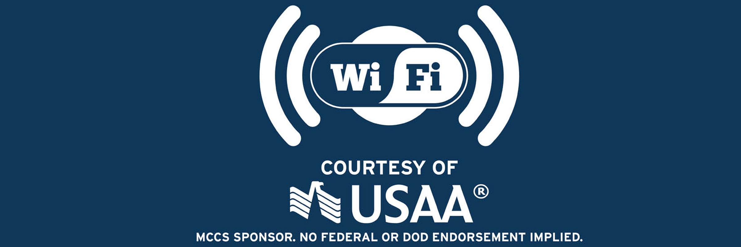 WiFi sponsored by USAA